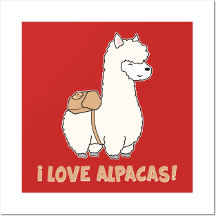 I love Alpacas Posters and Art